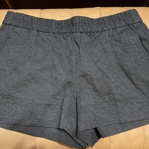 J. Crew Black Brocade Shorts